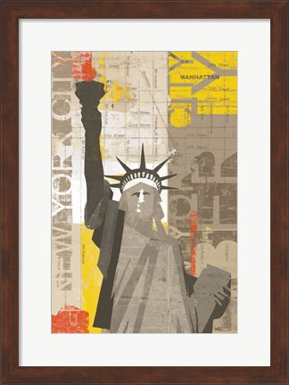 Framed Liberty Print