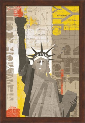 Framed Liberty Print