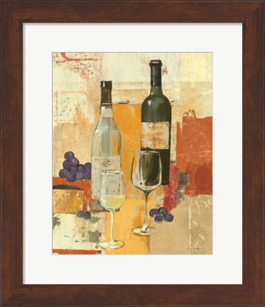 Framed Contemporary Wine Tasting II Print