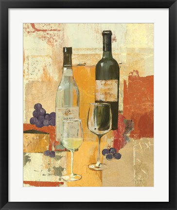 Framed Contemporary Wine Tasting II Print