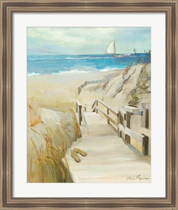 Framed Coastal Escape Print