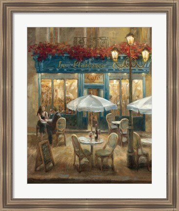 Framed Paris Cafe I Print