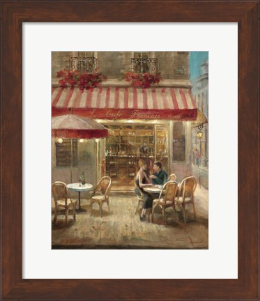 Framed Paris Cafe II Print