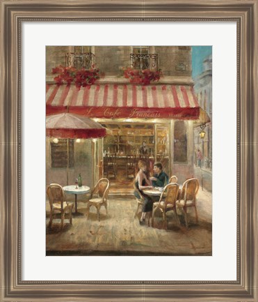 Framed Paris Cafe II Print