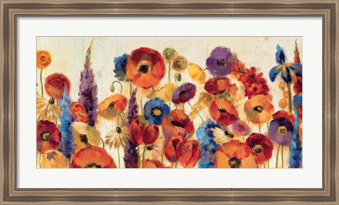 Framed Joyful Garden Print