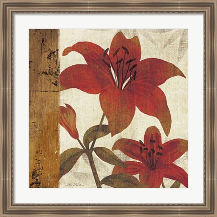 Framed Floral Harmony II Print