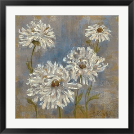 Framed Flowers in Morning Dew II Print