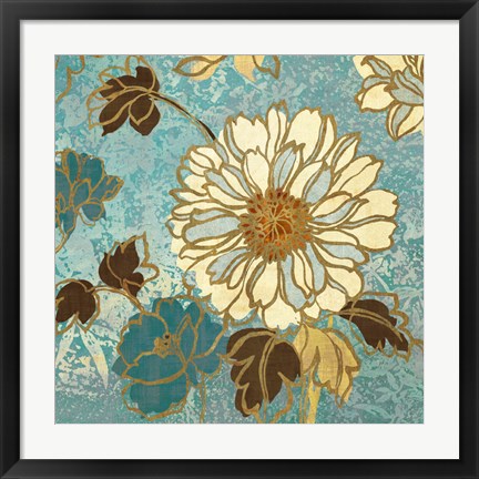 Framed Sophias Flowers II Print