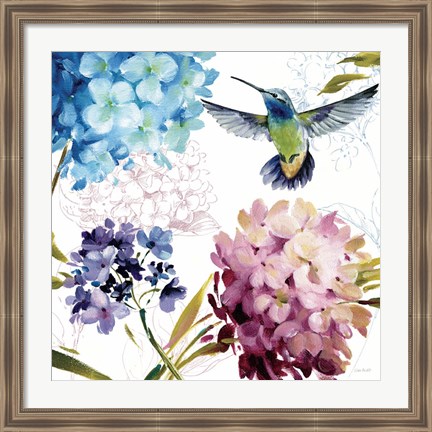 Framed Spring Nectar Square III Print