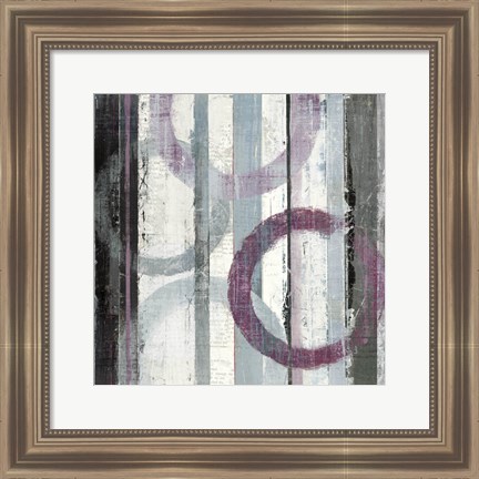 Framed Plum Zephyr II Print