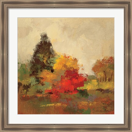 Framed Fall Forest I Print