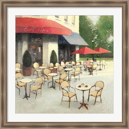 Framed Cafe du Matin II Print