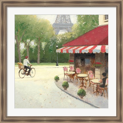 Framed Cafe du Matin III Print