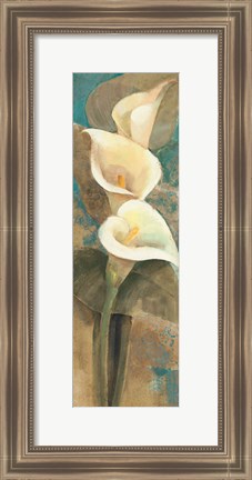 Framed Calla Lily Trio Panel Print