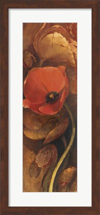 Framed Tulip Shadow III Print