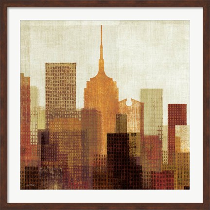 Framed Summer in the City II Print