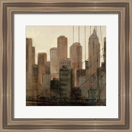 Framed View from the Bridge I Print