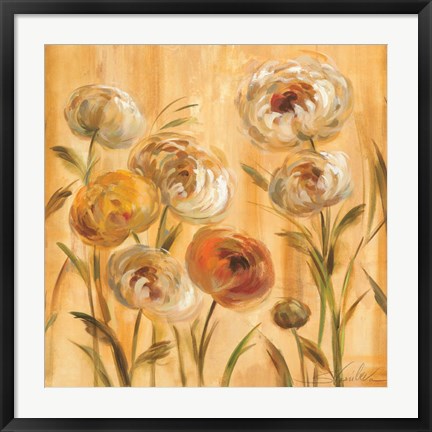 Framed Sunshine Mums II Print