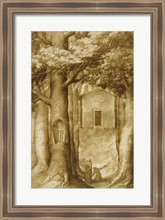 Framed La Verna: The Chapel of the Blessed Giovanni della Verna Print