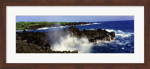 Framed Wainanapanapa State Park Maui HI USA Print