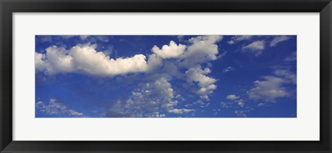 Framed Clouds in a Deep Blue Sky Print