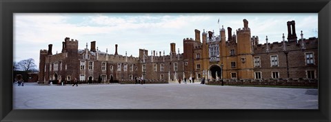 Framed Facade of a building, Hampton Court Palace, London, England Print