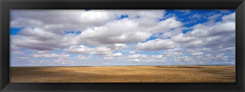 Framed Clouds over open rangeland, Texas, USA Print