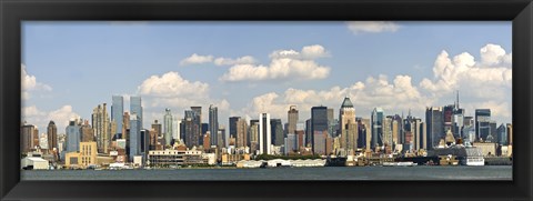 Framed City at the waterfront, New York City, New York State, USA 2010 Print