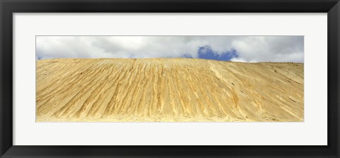 Framed Eroded copper tailing, Ruth, White Pine County, Nevada, USA Print