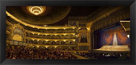 Framed Crowd at Mariinsky Theatre, St. Petersburg, Russia Print