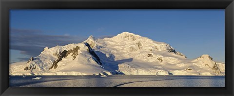 Framed Snowcapped mountain, Andvord Bay, Antarctic Peninsula Print