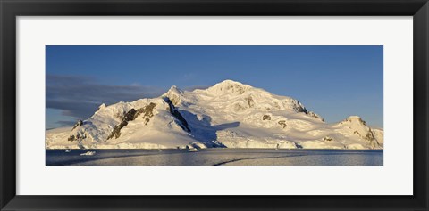 Framed Snowcapped mountain, Andvord Bay, Antarctic Peninsula Print