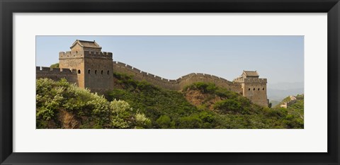 Framed Great Wall of China, Jinshangling, Hebei Province, China Print