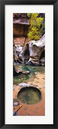 Framed Subway at Zion National Park, Utah, USA Print