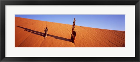 Framed Dead Pines at Coral Pink Sand Dunes State Park, Utah Print