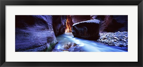 Framed Virgin River at Zion National Park, Utah, USA Print