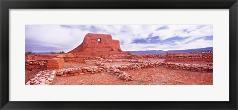 Framed Ruins of the Mission, Pecos National Historical Park, Pecos, New Mexico, USA Print