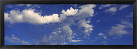 Framed Clouds in a Deep Blue Sky Print