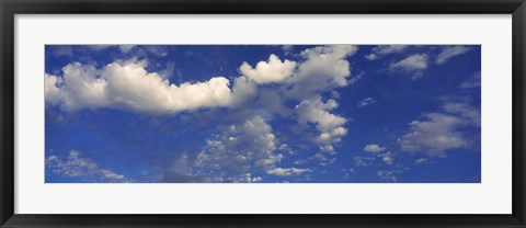 Framed Clouds in a Deep Blue Sky Print