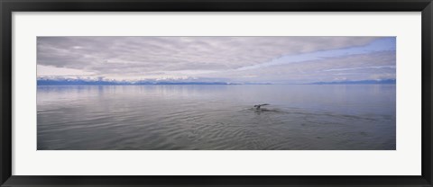 Framed Clouds over the sea, Frederick Sound, Alaska, USA Print