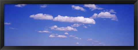 Framed Drifting clouds Print