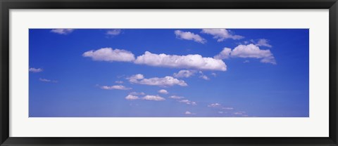 Framed Drifting clouds Print