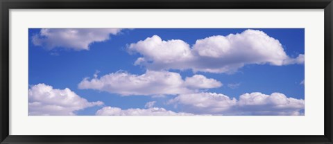 Framed Fluffy Clouds Print