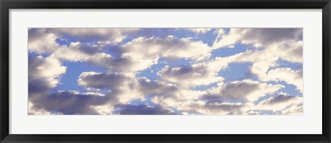 Framed Low angle view of clouds Print