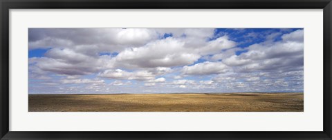 Framed Clouds over open rangeland, Texas, USA Print