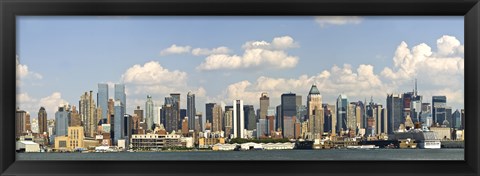 Framed City at the waterfront, New York City, New York State, USA 2010 Print