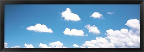 Framed Blue sky and clouds Print