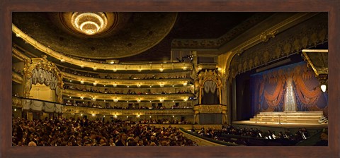 Framed Crowd at Mariinsky Theatre, St. Petersburg, Russia Print