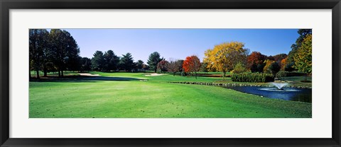 Framed Golf course, Westwood Country Club, Vienna, Fairfax County, Virginia, USA Print