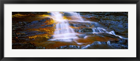 Framed Waterfall, Wentworth Falls, Weeping Rock, New South Wales, Australia Print